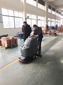 車間保潔洗地機柳州工業(yè)車間電瓶電動清洗機