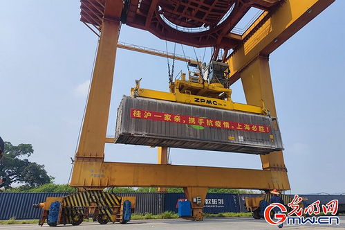 守滬者聯(lián)盟 丨4萬份農產(chǎn)品裝車 廣西開行援滬物資專列